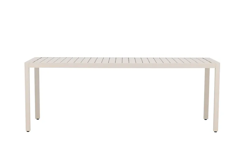 Giardini Spisebord Utendørs 90x200 cm - Beige - Hagemøbler - Hagebord - Spisebord ute