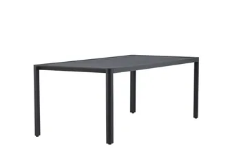 Giardini Spisebord Utendørs 90x200 cm - Svart - Hagemøbler - Hagebord - Spisebord ute