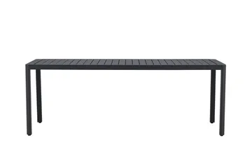 Giardini Spisebord Utendørs 90x200 cm - Svart - Hagemøbler - Hagebord - Spisebord ute
