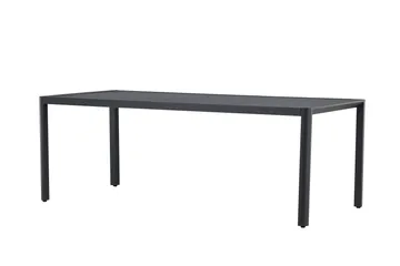 Giardini Spisebord Utendørs 90x200 cm - Svart - Hagemøbler - Hagebord - Spisebord ute