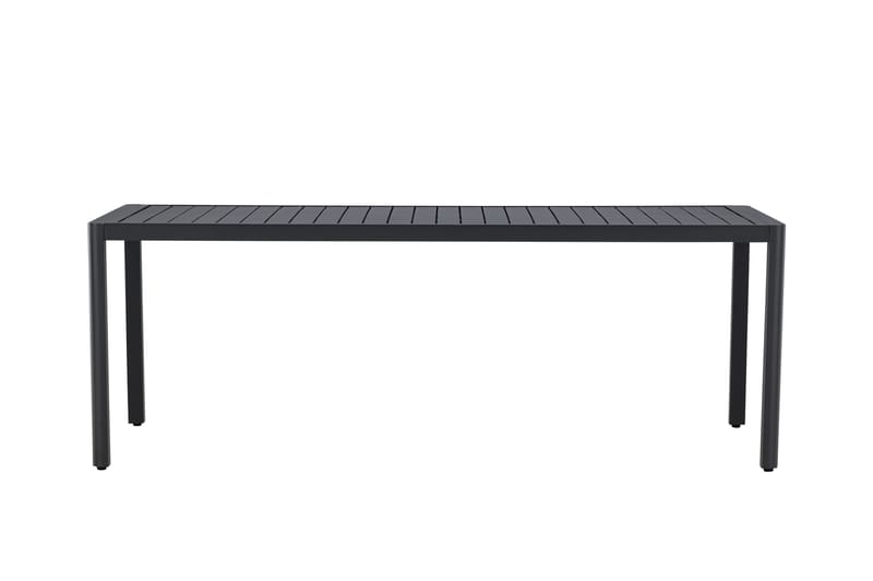 Giardini Spisebord Utendørs 90x200 cm - Svart - Hagemøbler - Hagebord - Spisebord ute