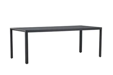 Giardini Spisebord Utendørs 90x200 cm - Svart - Hagemøbler - Hagebord - Spisebord ute