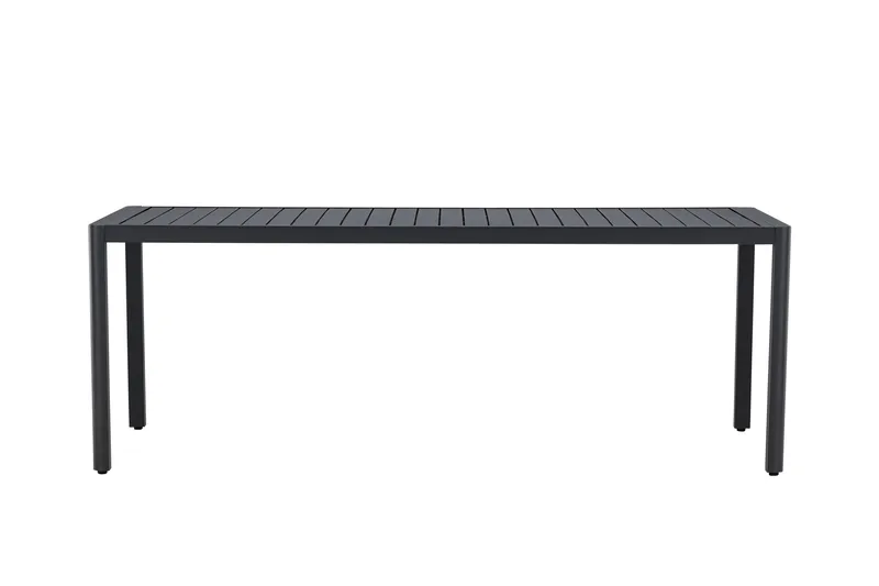 Giardini Spisebord Utendørs 90x200 cm, Svart