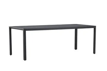 Giardini Spisebord Utendørs 90x200 cm - Svart - Hagemøbler - Hagebord - Spisebord ute
