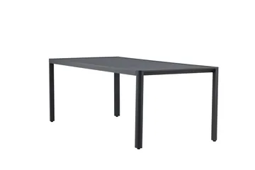 Giardini Spisebord Utendørs 90x200 cm - Svart - Hagemøbler - Hagebord - Spisebord ute
