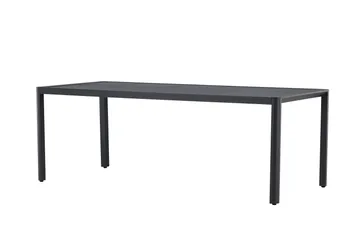 Giardini Spisebord Utendørs 90x200 cm - Svart - Hagemøbler - Hagebord - Spisebord ute