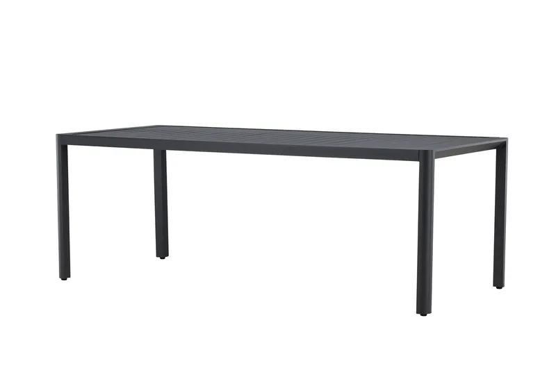 Giardini Spisebord Utendørs 90x200 cm - Svart - Hagemøbler - Hagebord - Spisebord ute