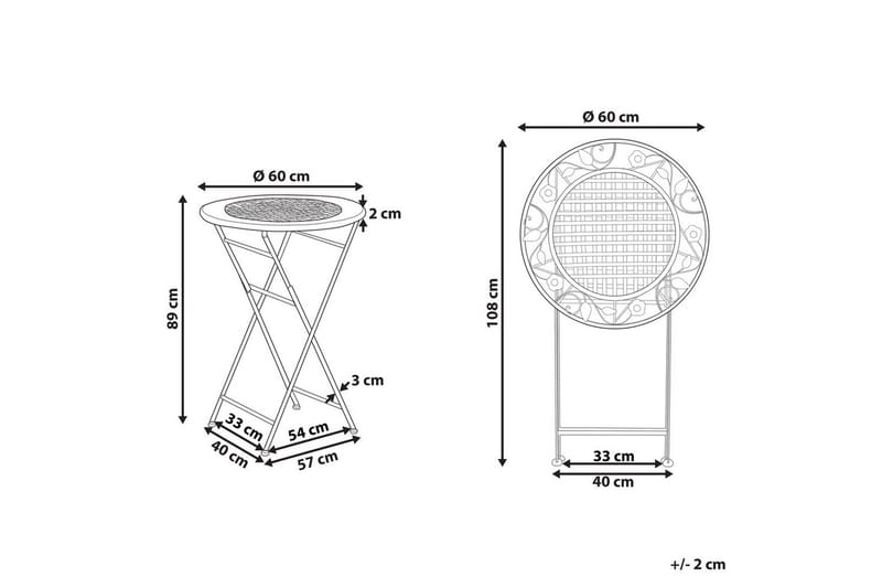 Hagebarbord Bivio - Hagemøbler - Hagebord - Barbord