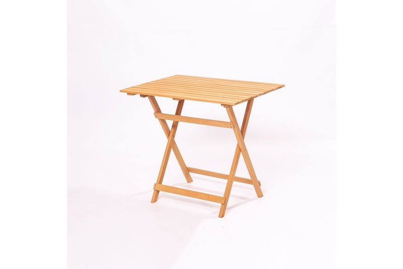 Hagebord- og stolsett (3 deler) Rathore Krem - Cremehvit - Hagemøbler - Balkong - Balkongmøbler - Balkonggrupper