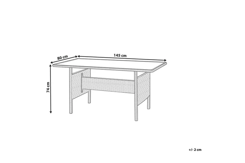 Hagebord Viterbo - Hagemøbler - Hagebord - Spisebord ute