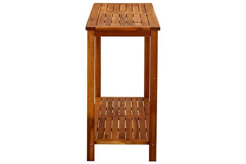 Hagekonsollbord 110x40x75 cm heltre akasie - Brun - Hagemøbler - Hagebord - Avlastningsbord & brettbord