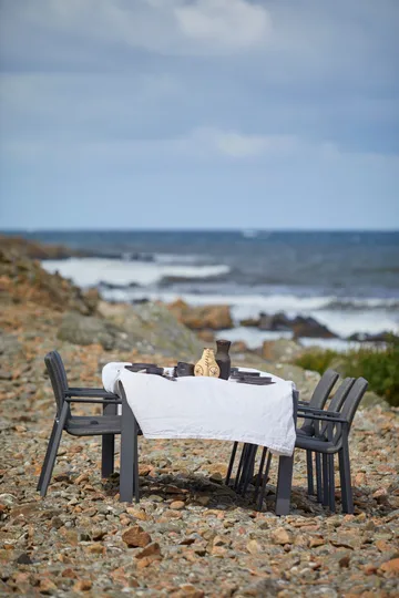 Hillerstorp Borgdala utebord 220/340 x 107 x H75,5 cm - Grå - Hagemøbler - Hagebord - Spisebord ute