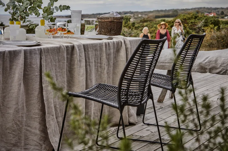Hillerstorp Borgdala utebord 220/340 x 107 x H75,5 cm - Grå - Hagemøbler - Hagebord - Spisebord ute