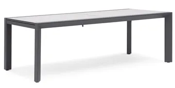 Hillerstorp Borgdala utebord 220/340 x 107 x H75,5 cm - Grå - Hagemøbler - Hagebord - Spisebord ute
