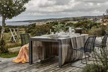 Hillerstorp Borgdala utebord 220/340 x 107 x H75,5 cm - Grå - Hagemøbler - Hagebord - Spisebord ute