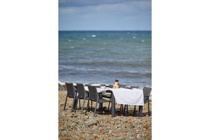 Hillerstorp Borgdala utebord 220/340 x 107 x H75,5 cm - Grå - Hagemøbler - Hagebord - Spisebord ute