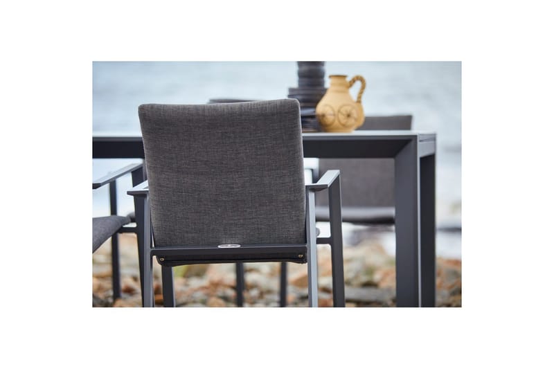 Hillerstorp Borgdala utebord 220/340 x 107 x H75,5 cm - Grå - Hagemøbler - Hagebord - Spisebord ute