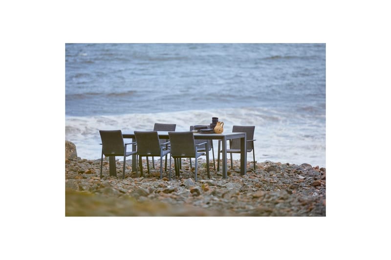 Hillerstorp Borgdala utebord 220/340 x 107 x H75,5 cm - Grå - Hagemøbler - Hagebord - Spisebord ute