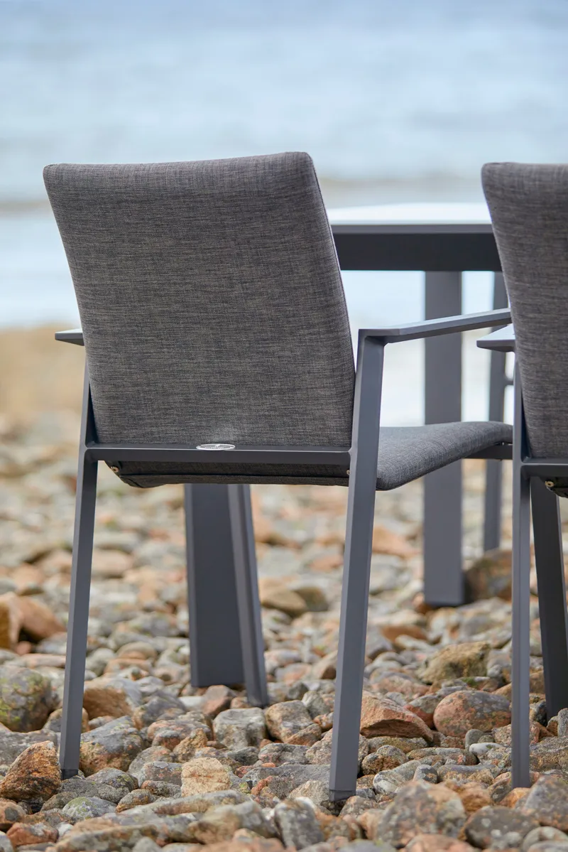 Hillerstorp Borgdala utebord 220/340 x 107 x H75,5 cm - Grå - Hagemøbler - Hagebord - Spisebord ute