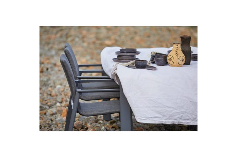 Hillerstorp Borgdala utebord 220/340 x 107 x H75,5 cm - Grå - Hagemøbler - Hagebord - Spisebord ute