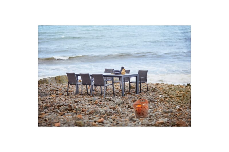 Hillerstorp Borgdala utebord 220/340 x 107 x H75,5 cm - Grå - Hagemøbler - Hagebord - Spisebord ute