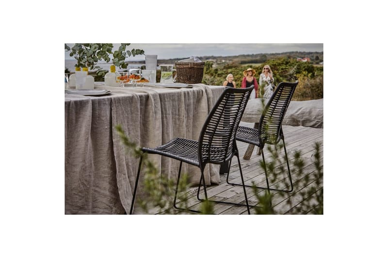 Hillerstorp Borgdala utebord 220/340 x 107 x H75,5 cm - Grå - Hagemøbler - Hagebord - Spisebord ute