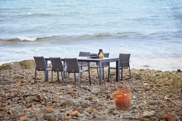 Hillerstorp Borgdala utebord 220/340 x 107 x H75,5 cm - Grå - Hagemøbler - Hagebord - Spisebord ute
