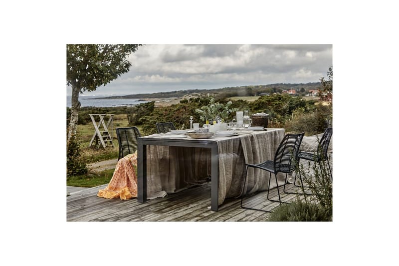 Hillerstorp Borgdala utebord 220/340 x 107 x H75,5 cm - Grå - Hagemøbler - Hagebord - Spisebord ute