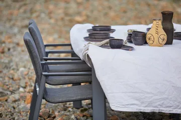 Hillerstorp Borgdala utebord 220/340 x 107 x H75,5 cm - Grå - Hagemøbler - Hagebord - Spisebord ute