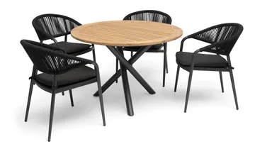Hillerstorp Ekeryd utebord Ø110 cm - Hagemøbler - Hagebord - Spisebord ute