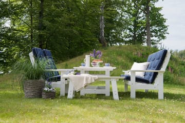 Hillerstorp Herrgård bord 90 x 165 cm - Hvit - Hagemøbler - Hagebord - Spisebord ute