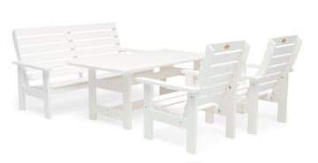 Hillerstorp Herrgård bord 90 x 165 cm - Hvit - Hagemøbler - Hagebord - Spisebord ute