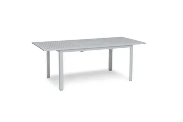Hillerstorp Nydala utebord 96 x 150/200 cm hvit - Hvit - Hagemøbler - Hagebord - Spisebord ute