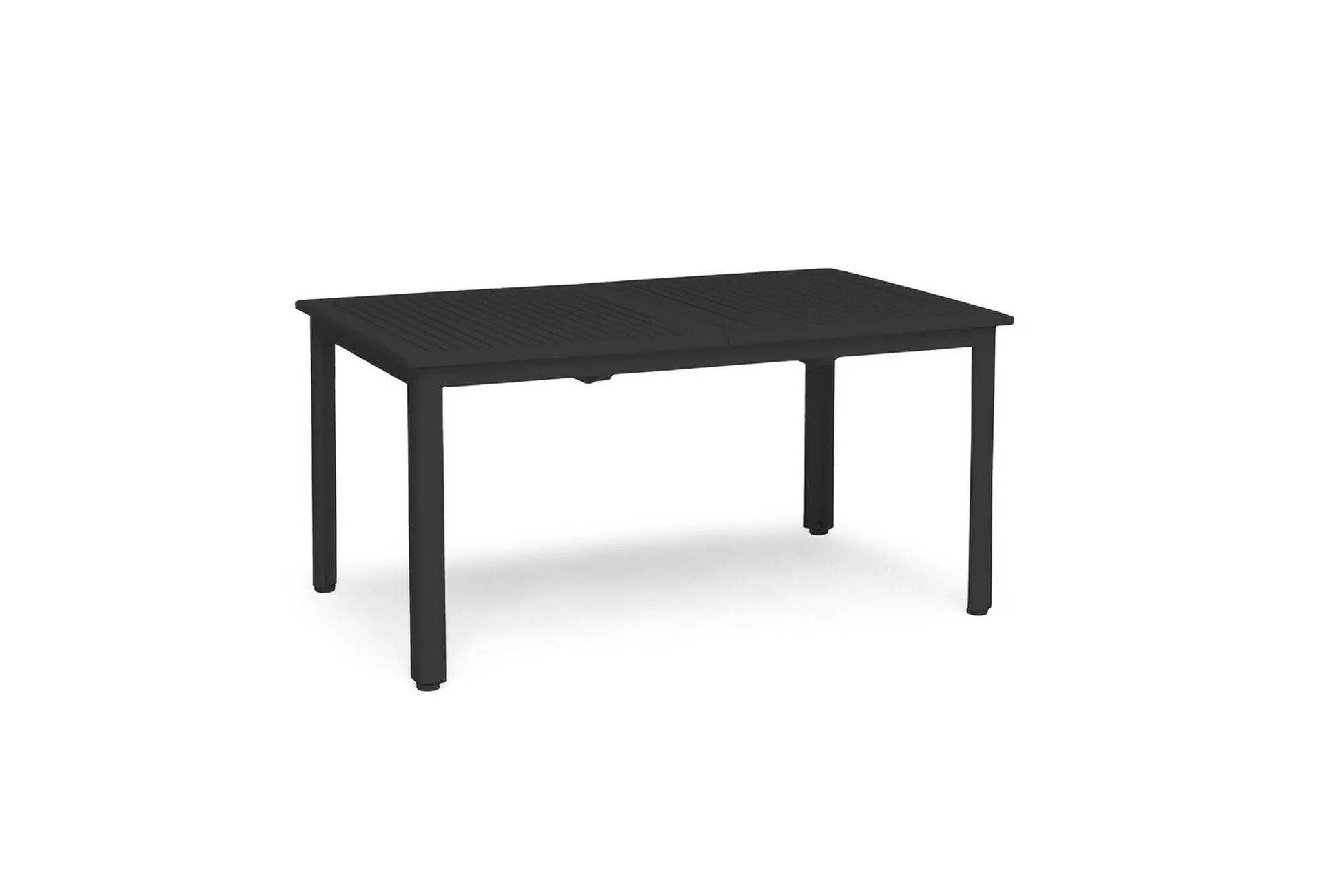 Hillerstorp Nydala utebord 96 x 150/200 cm svart - Svart