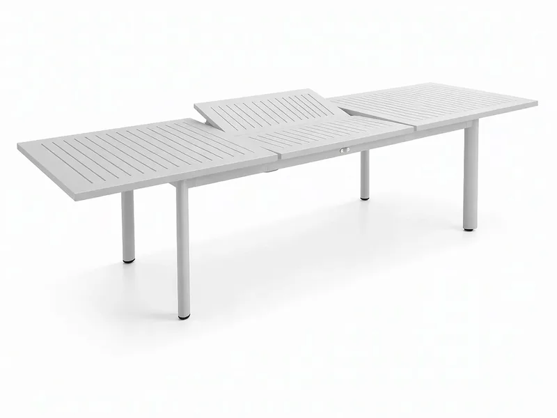 Hillerstorp Nydala utebord 96 x 200/280 cm hvit, Hvit