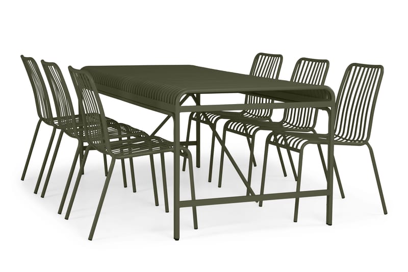 Jarva Spisebord Utendørs 200 cm - Grønn - Hagemøbler - Hagebord - Spisebord ute