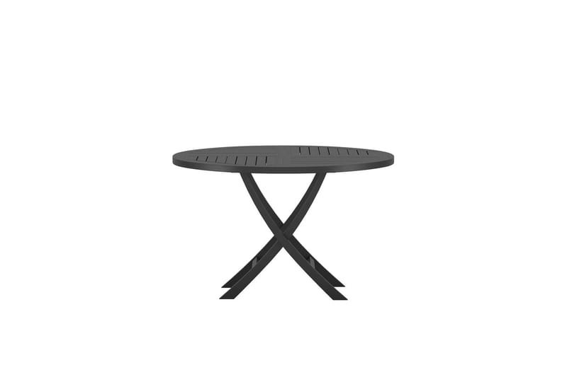Kenya rundt spisebord 120 cm utendørs - Svart - Hagemøbler - Hagebord - Spisebord ute