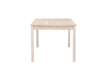 Kenya Spisebord Utendørs 90x180 cm - Hvitlasert - Hagemøbler - Hagebord - Spisebord ute