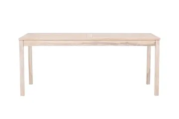 Kenya Spisebord Utendørs 90x180 cm - Hvitlasert - Hagemøbler - Hagebord - Spisebord ute