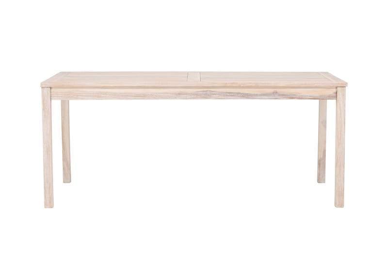Kenya Spisebord Utendørs 90x180 cm - Hvitlasert - Hagemøbler - Hagebord - Spisebord ute