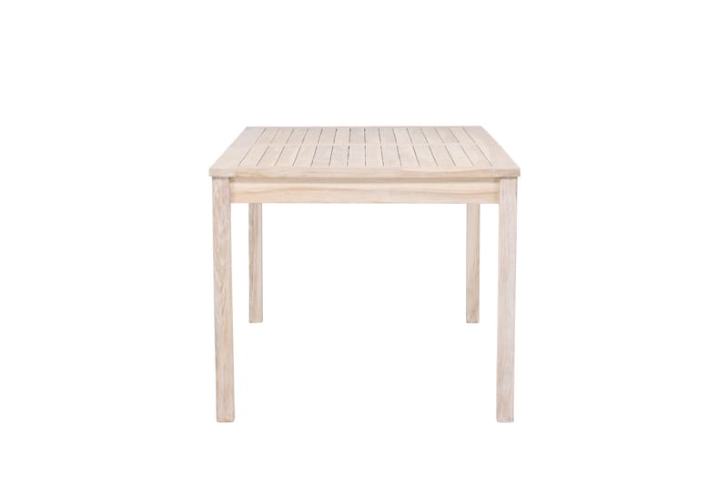Kenya Spisebord Utendørs 90x180 cm - Hvitlasert - Hagemøbler - Hagebord - Spisebord ute