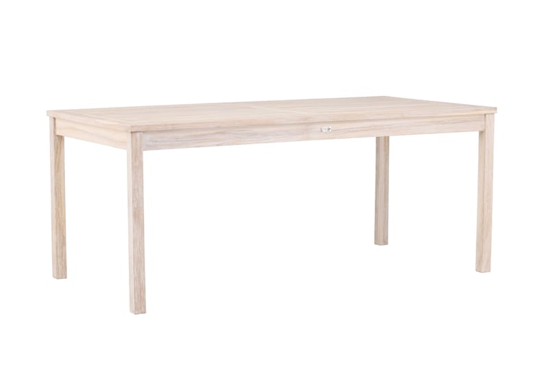 Kenya Spisebord Utendørs 90x180 cm - Hvitlasert - Hagemøbler - Hagebord - Spisebord ute