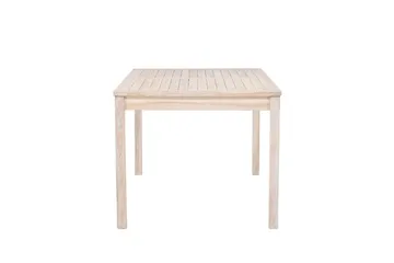 Kenya Spisebord Utendørs 90x180 cm - Hvitlasert - Hagemøbler - Hagebord - Spisebord ute