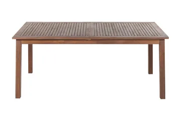 Kettelle Spisebord 100x180 cm - Mørkebrun - Hagemøbler - Hagebord - Spisebord ute
