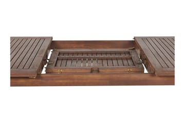 Kettelle Spisebord 100x180 cm - Mørkebrun - Hagemøbler - Hagebord - Spisebord ute