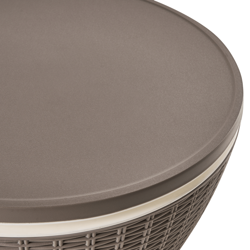 Kjølebar/barbord utendørs Aisa 49 cm imitasjon av tre - brun - Hagemøbler - Hagebord - Barbord