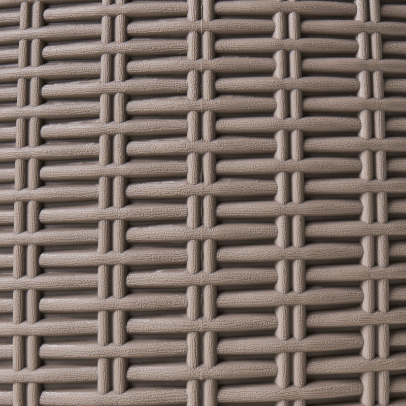 Kjølebar/barbord utendørs Aisa 49 cm imitasjon av tre - brun - Hagemøbler - Hagebord - Barbord