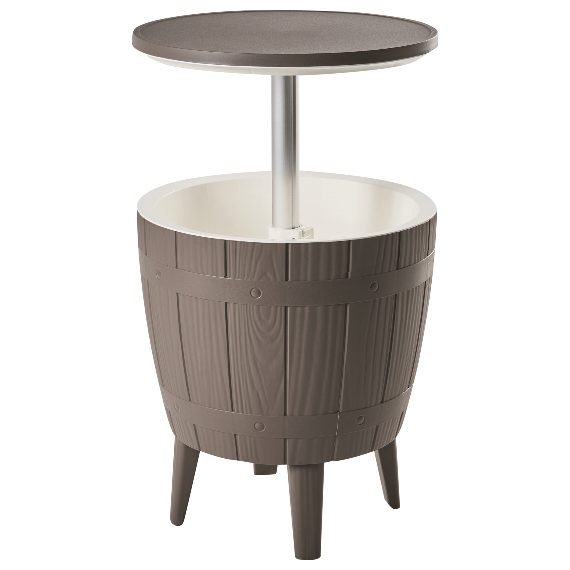 Kjølebar/barbord utendørs Silg 49 cm - beige/grå/hvit