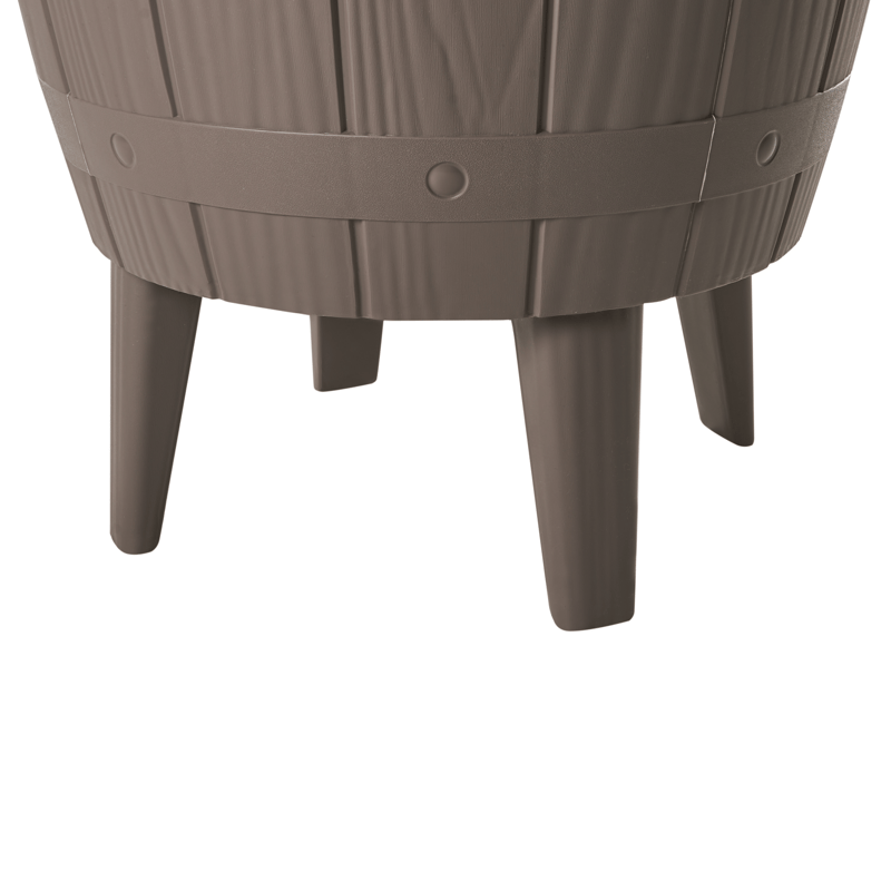 Kjølebar/barbord utendørs Silg 49 cm - beige/grå/hvit - Hagemøbler - Hagebord - Barbord