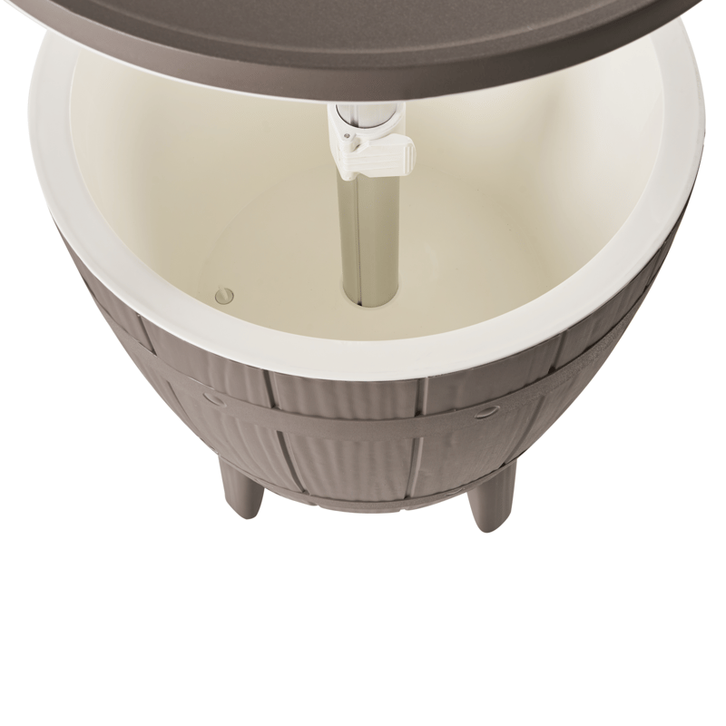 Kjølebar/barbord utendørs Silg 49 cm - beige/grå/hvit - Hagemøbler - Hagebord - Barbord